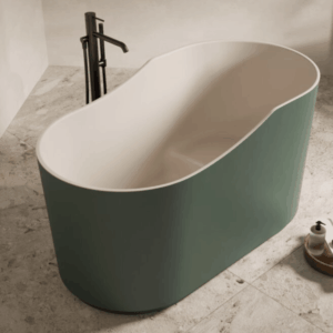 vasca freestanding delva alice vista dall'alto