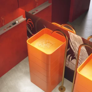 mobile moderno rcr twist senza base di appoggio per miscelatore