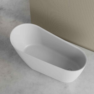 vasca freestanding wavy fiora vista dall'alto
